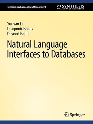 cover image of Natural Language Interfaces to Databases